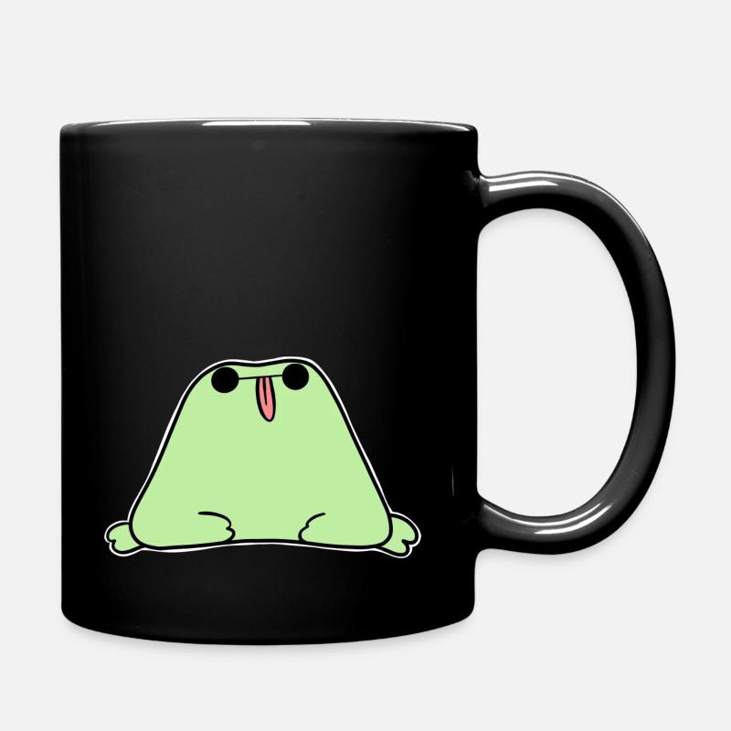 Frecher Frosch - Tasse einfarbig - Schwarz