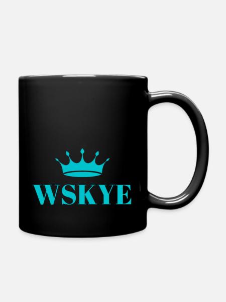 wskye - Tasse einfarbig - Schwarz
