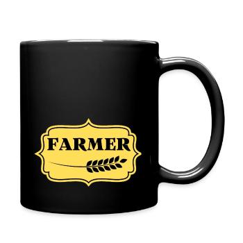 FARMER - Vintage - Mug uni - noir - Droite