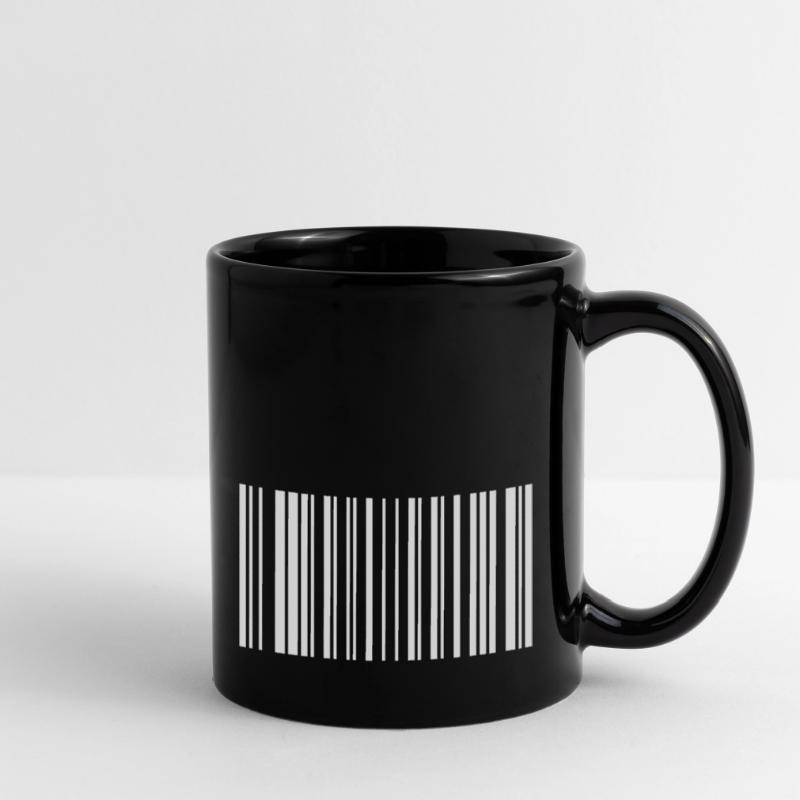 Code-barres de la paix Friedenszeichen Strichcode Symbole Mug uni