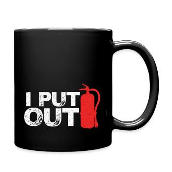 I Put Out Fires – Fire Service Personnel - Full Colour Mug - black - Right