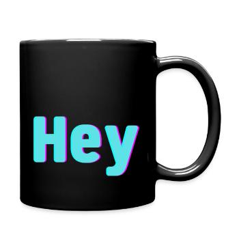 Hey - Full Colour Mug - black - Right