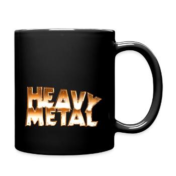 heavy metal darkstyle skull rock musique - Mug uni - noir - Droite
