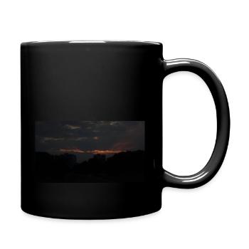 Sunset - Tasse einfarbig - Schwarz - Rechts