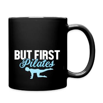 Mais d’abord Pilates Exercice Fitness - Mug uni - noir - Droite