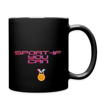 SPORT-IF YOU CAN - Mug uni - noir - Droite