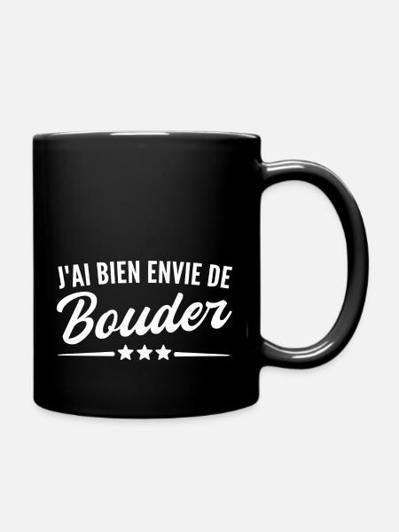 j ai bien envie de bouder - Mug uni - noir