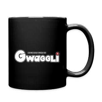 Bisch hald echli en Gwaggli - Tasse einfarbig - Schwarz - Rechts