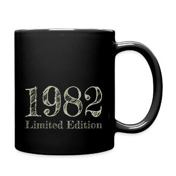 1982 - Tasse einfarbig - Schwarz - Rechts
