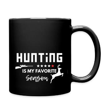 Hunting Is My Favorite Season, Funny Hunting - Mug uni - noir - Droite