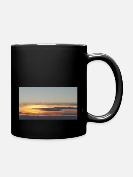 Einfach faszinierend und wunderschön am morgen - Tasse einfarbig - Schwarz