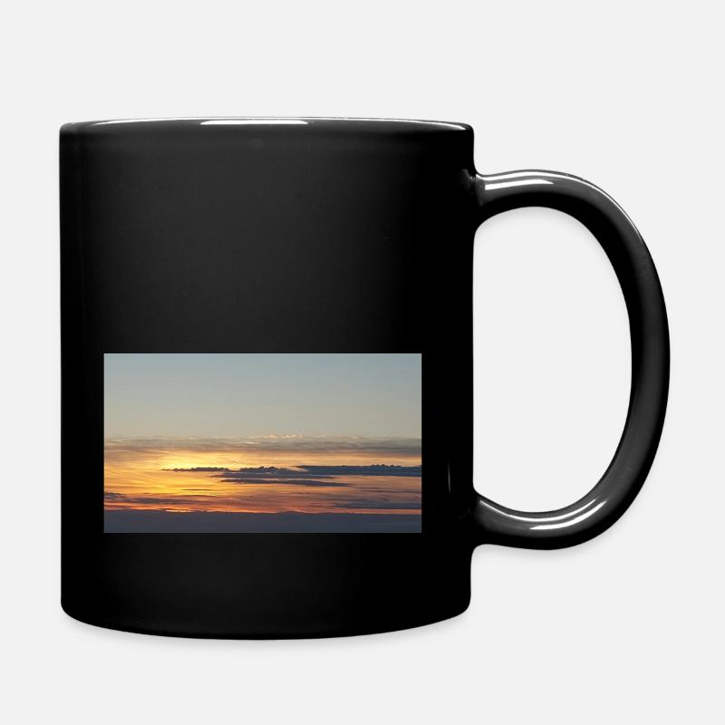 Einfach faszinierend und wunderschön am morgen - Tasse einfarbig - Schwarz