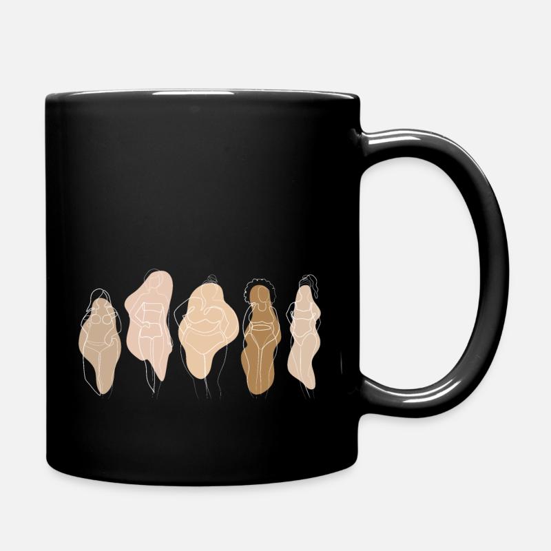 Bodies are beautiful color weiss - Tasse einfarbig - Schwarz