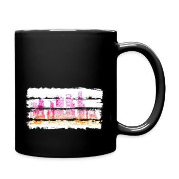 Ville usa illinois america travel états-unis - Mug uni - noir - Droite