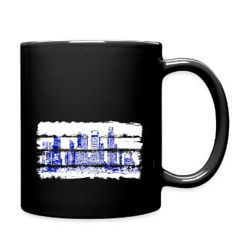Ville usa illinois america travel états-unis - Mug uni - noir - Droite
