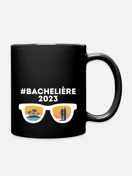 Bachelière en vacances - Souvenir Baccalauréat 202 - Mug uni - noir