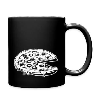 Pizza Restauration rapide Pizzeria - Mug uni - noir - Droite