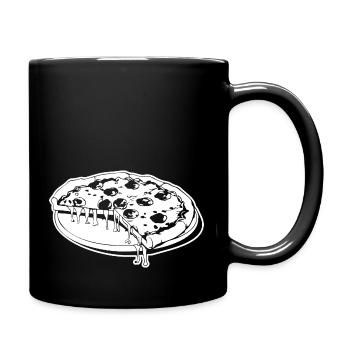 Pizza Restauration rapide Pizzeria - Mug uni - noir - Droite