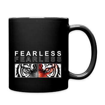 FEARLESS - Tiger - Full Colour Mug - black - Right