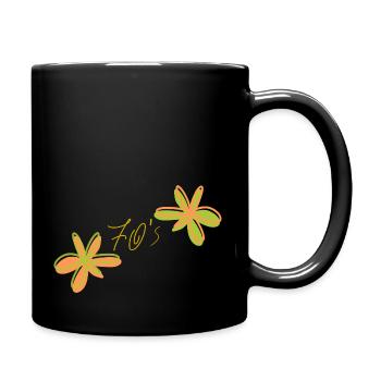 born in the 70s birthday - Full Colour Mug - black - Right