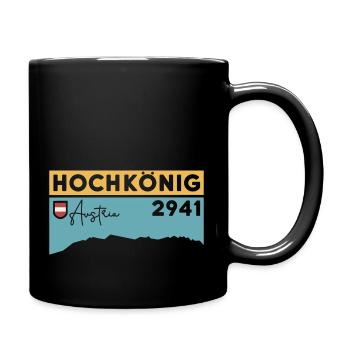 Hochkönig Hiking Hike via ferrata Finisher - Full Colour Mug - black - Right