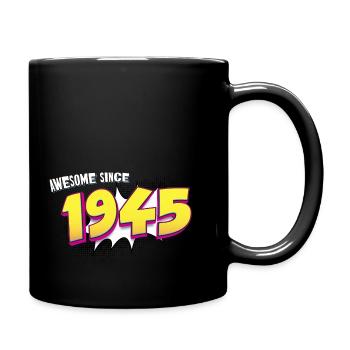 78e anniversaire rétro dans le style Pop Art Comic Book - Mug uni - noir - Droite