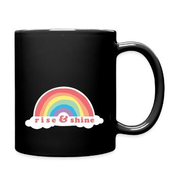 Rise & Shine - Full Colour Mug - black - Right