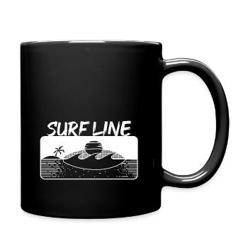 Surf Line1 - Mug uni - noir - Droite