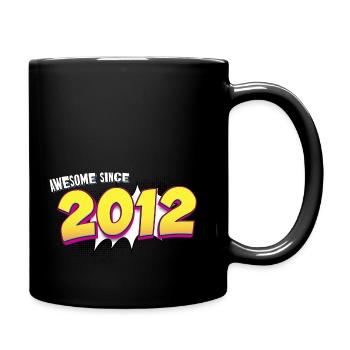 Rétro 11e anniversaire dans le Style de bande dessinée Pop Art - Mug uni - noir - Droite