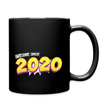 3ème anniversaire rétro dans le style Pop Art Comic Book - Mug uni - noir - Droite