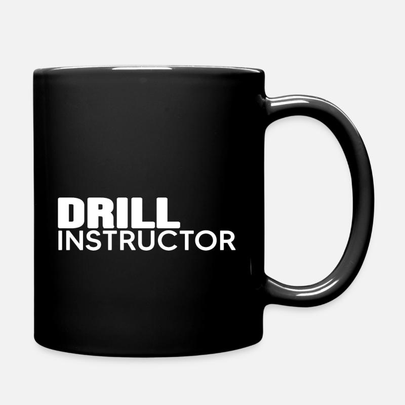 Ausbilder "drill-instructor" Coach - Tasse einfarbig - Schwarz
