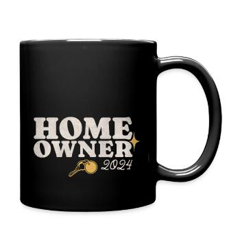 Home Owner 2024 - Tasse einfarbig - Schwarz - Rechts