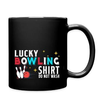 Bowling Ne pas laver C’est mon Bowling chanceux - Mug uni - noir - Droite