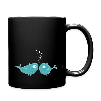 Pisces - Full Colour Mug - black - Right