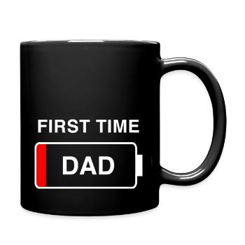 First time dad - Full Colour Mug - black - Right