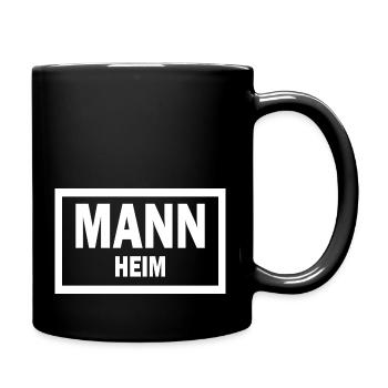 Mannheim Monnem Mannheimat - Full Colour Mug - black - Right