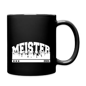 Meister 2024 - Tasse einfarbig - Schwarz - Rechts