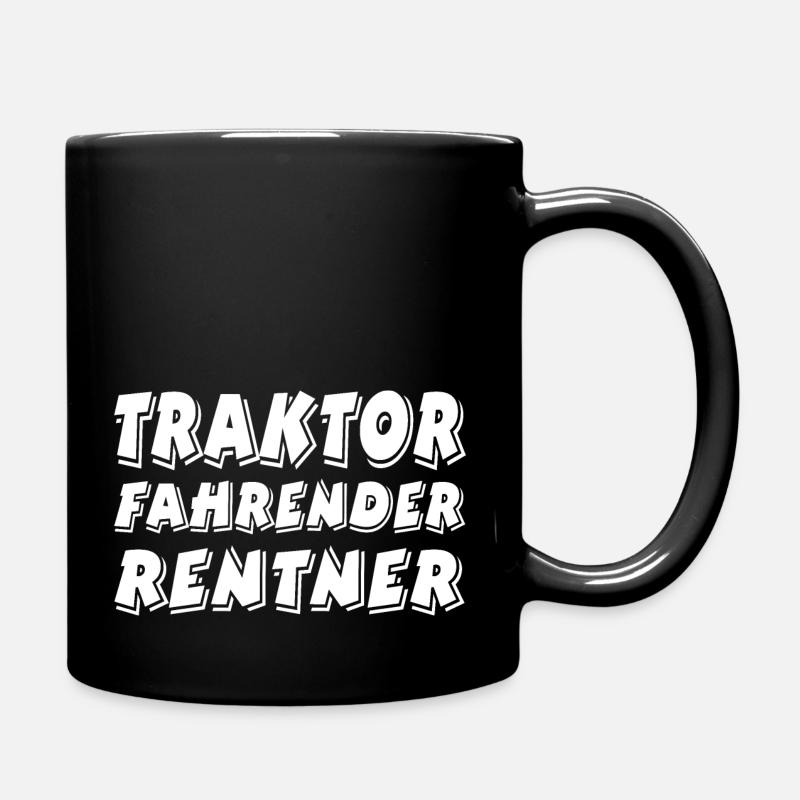 Traktor - Tasse einfarbig - Schwarz