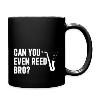 Funny Saxophone Design For Men Women Saxophone - Full Colour Mug - black - Right
