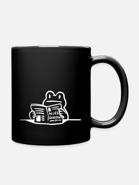 Je vais bien! - Mug uni - noir