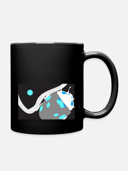 Night of lady bird - Full Colour Mug - black