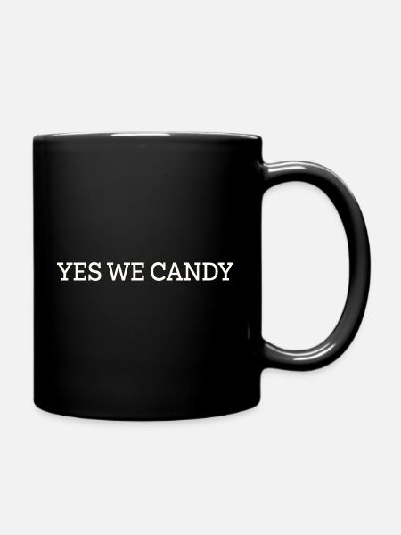 YES WE CANDY - Tasse einfarbig - Schwarz