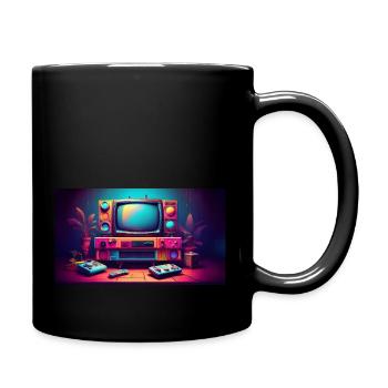 videospiel pop - Tasse einfarbig - Schwarz - Rechts