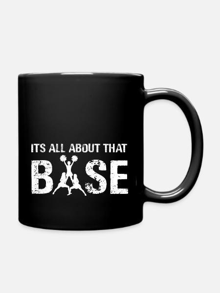 Tout est une question de soutien de l’équipe de pom-pom girls de base - Mug uni - noir