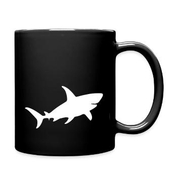 Hai - Tasse einfarbig - Schwarz - Rechts