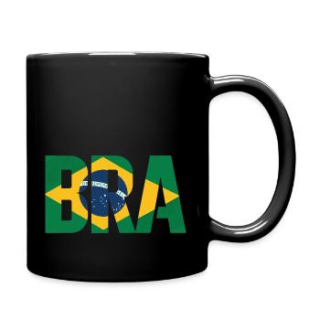 Brazil - Full Colour Mug - black - Right