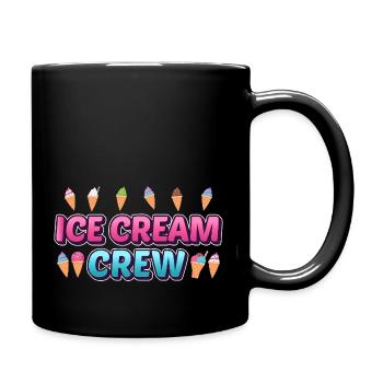 Eis Sommer Eis Cream Lustiges Kinder Eis Am Stiel - Tasse einfarbig - Schwarz - Rechts