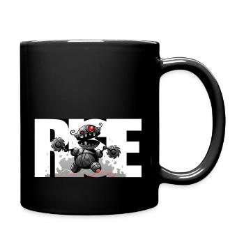 Rise - Tasse einfarbig - Schwarz - Rechts