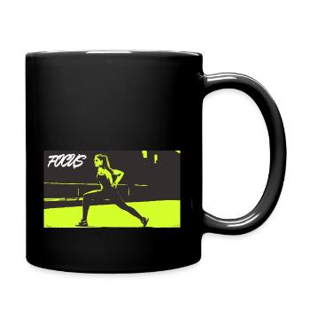FOCUS_lime - Tasse einfarbig - Schwarz - Rechts
