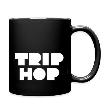 Trip Hop Fettes Logo - Tasse einfarbig - Schwarz - Rechts